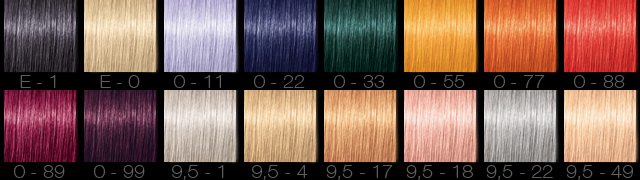 Палитра цветов Professional Igora Royal от Schwarzkopf